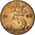 Monnaie, Pays-Bas, Juliana, 5 Cents, 1969, TTB, Bronze, KM:181