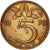 Monnaie, Pays-Bas, Juliana, 5 Cents, 1970, TTB, Bronze, KM:181