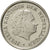 Coin, Netherlands, Juliana, 10 Cents, 1980, AU(55-58), Nickel, KM:182