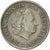 Coin, Netherlands, Juliana, 10 Cents, 1955, AU(55-58), Nickel, KM:182