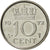 Coin, Netherlands, Juliana, 10 Cents, 1972, AU(55-58), Nickel, KM:182