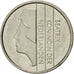 Coin, Netherlands, Beatrix, 10 Cents, 1990, AU(55-58), Nickel, KM:203