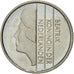 Coin, Netherlands, Beatrix, 10 Cents, 1991, AU(55-58), Nickel, KM:203