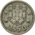 Moneta, Portugal, 2-1/2 Escudos, 1974, AU(50-53), Miedź-Nikiel, KM:590