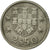 Moneta, Portugal, 2-1/2 Escudos, 1975, AU(50-53), Miedź-Nikiel, KM:590