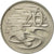 Moneda, Australia, Elizabeth II, 20 Cents, 1974, MBC+, Cobre - níquel, KM:66