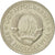 Moneta, Jugosławia, 2 Dinara, 1980, AU(55-58), Miedź-Nikiel-Cynk, KM:57