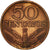 Moneda, Portugal, 50 Centavos, 1977, MBC, Bronce, KM:596