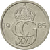 Münze, Schweden, Carl XVI Gustaf, 50 Öre, 1985, VZ, Copper-nickel, KM:855