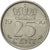 Coin, Netherlands, Juliana, 25 Cents, 1956, AU(55-58), Nickel, KM:183