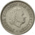 Monnaie, Pays-Bas, Juliana, 25 Cents, 1955, SUP, Nickel, KM:183