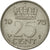 Coin, Netherlands, Juliana, 25 Cents, 1975, AU(55-58), Nickel, KM:183