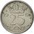 Monnaie, Pays-Bas, Juliana, 25 Cents, 1963, TTB+, Nickel, KM:183