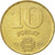 Moneta, Ungheria, 10 Forint, 1986, Budapest, BB+, Alluminio-bronzo, KM:636