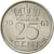 Coin, Netherlands, Juliana, 25 Cents, 1961, AU(55-58), Nickel, KM:183