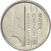 Coin, Netherlands, Beatrix, 25 Cents, 1996, AU(55-58), Nickel, KM:204