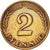 Coin, GERMANY - FEDERAL REPUBLIC, 2 Pfennig, 1961, Stuttgart, AU(55-58), Bronze