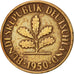 Monnaie, République fédérale allemande, 2 Pfennig, 1950, Hambourg, SUP