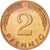 Coin, GERMANY - FEDERAL REPUBLIC, 2 Pfennig, 1991, Hambourg, AU(55-58), Copper