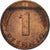 Münze, Bundesrepublik Deutschland, Pfennig, 1977, Stuttgart, SS, Copper Plated