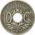 Moneta, Francja, Lindauer, 10 Centimes, 1924, Paris, EF(40-45), Miedź-Nikiel