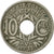 Moneta, Francja, Lindauer, 10 Centimes, 1922, Poissy, EF(40-45), Miedź-Nikiel