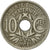 Moneta, Francja, Lindauer, 10 Centimes, 1921, Paris, EF(40-45), Miedź-Nikiel