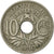 Moneta, Francja, Lindauer, 10 Centimes, 1920, Paris, EF(40-45), Miedź-Nikiel