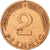 Moneta, GERMANIA - REPUBBLICA FEDERALE, 2 Pfennig, 1976, Hambourg, SPL-, Acciaio