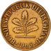 Munten, Federale Duitse Republiek, 2 Pfennig, 1965, Hambourg, ZF+, Bronze