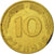 Moneta, Niemcy - RFN, 10 Pfennig, 1993, Hambourg, AU(55-58), Mosiądz powlekany