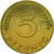 Munten, Federale Duitse Republiek, 5 Pfennig, 1969, Stuttgart, ZF+, Brass Clad