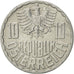 Moneda, Austria, 10 Groschen, 1976, Vienna, EBC, Aluminio, KM:2878