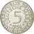 Moneta, GERMANIA - REPUBBLICA FEDERALE, 5 Mark, 1956, Stuttgart, BB+, Argento