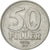 Moneta, Węgry, 50 Fillér, 1976, Budapest, AU(55-58), Aluminium, KM:574