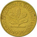 Monnaie, République fédérale allemande, 10 Pfennig, 1993, Berlin, TTB+, Brass
