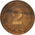 Coin, GERMANY - FEDERAL REPUBLIC, 2 Pfennig, 1967, Stuttgart, EF(40-45), Bronze
