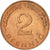Coin, GERMANY - FEDERAL REPUBLIC, 2 Pfennig, 1986, Karlsruhe, AU(50-53), Copper