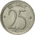Moneta, Belgia, 25 Centimes, 1974, Brussels, AU(50-53), Miedź-Nikiel, KM:153.1