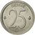 Moneta, Belgia, 25 Centimes, 1974, Brussels, AU(50-53), Miedź-Nikiel, KM:154.1