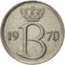 Moneta, Belgio, 25 Centimes, 1970, Brussels, BB+, Rame-nichel, KM:154.1