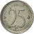 Moneta, Belgia, 25 Centimes, 1972, Brussels, AU(50-53), Miedź-Nikiel, KM:154.1