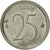 Moneta, Belgia, 25 Centimes, 1975, Brussels, AU(50-53), Miedź-Nikiel, KM:154.1