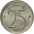 Moneta, Belgia, 25 Centimes, 1971, Brussels, AU(50-53), Miedź-Nikiel, KM:153.1