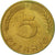 Munten, Federale Duitse Republiek, 5 Pfennig, 1970, Stuttgart, ZF+, Brass Clad