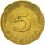Munten, Federale Duitse Republiek, 5 Pfennig, 1972, Karlsruhe, ZF+, Brass Clad