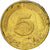 Munten, Federale Duitse Republiek, 5 Pfennig, 1975, Stuttgart, ZF, Brass Clad