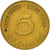 Munten, Federale Duitse Republiek, 5 Pfennig, 1984, Hambourg, ZF+, Brass Clad
