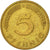 Munten, Federale Duitse Republiek, 5 Pfennig, 1996, Karlsruhe, ZF+, Brass Clad