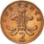 Coin, Great Britain, Elizabeth II, 2 Pence, 1990, EF(40-45), Bronze, KM:936